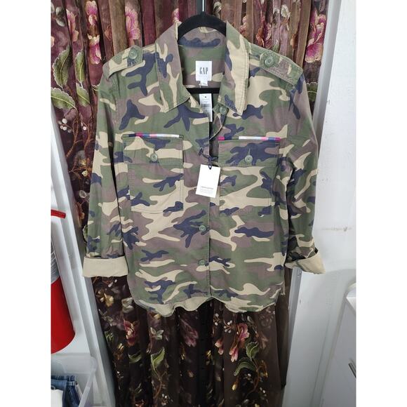 Gap Camo Jacket Limited Edition Large New With Tags $98 - Picture 6 of 15